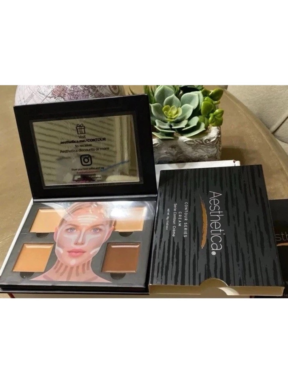 Aesthetica Contour Series Cream Kit for all skinones 18g / 0.63 oz NIB.